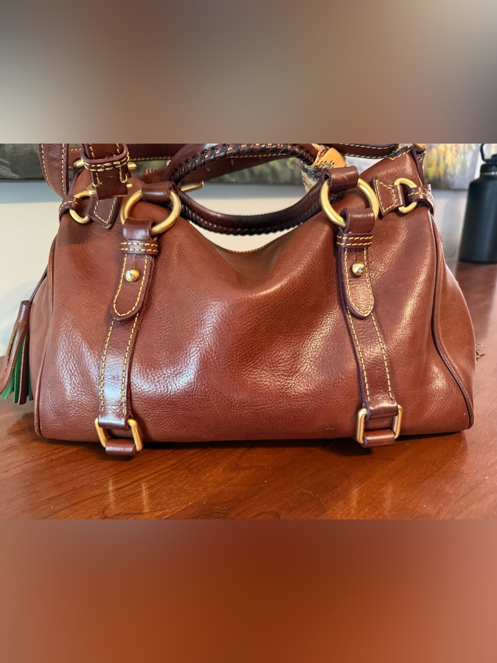 🤎 Dooney & Bourke OG Florentine Satchel // Chestnut 🤎 - Picture 4 of 16
